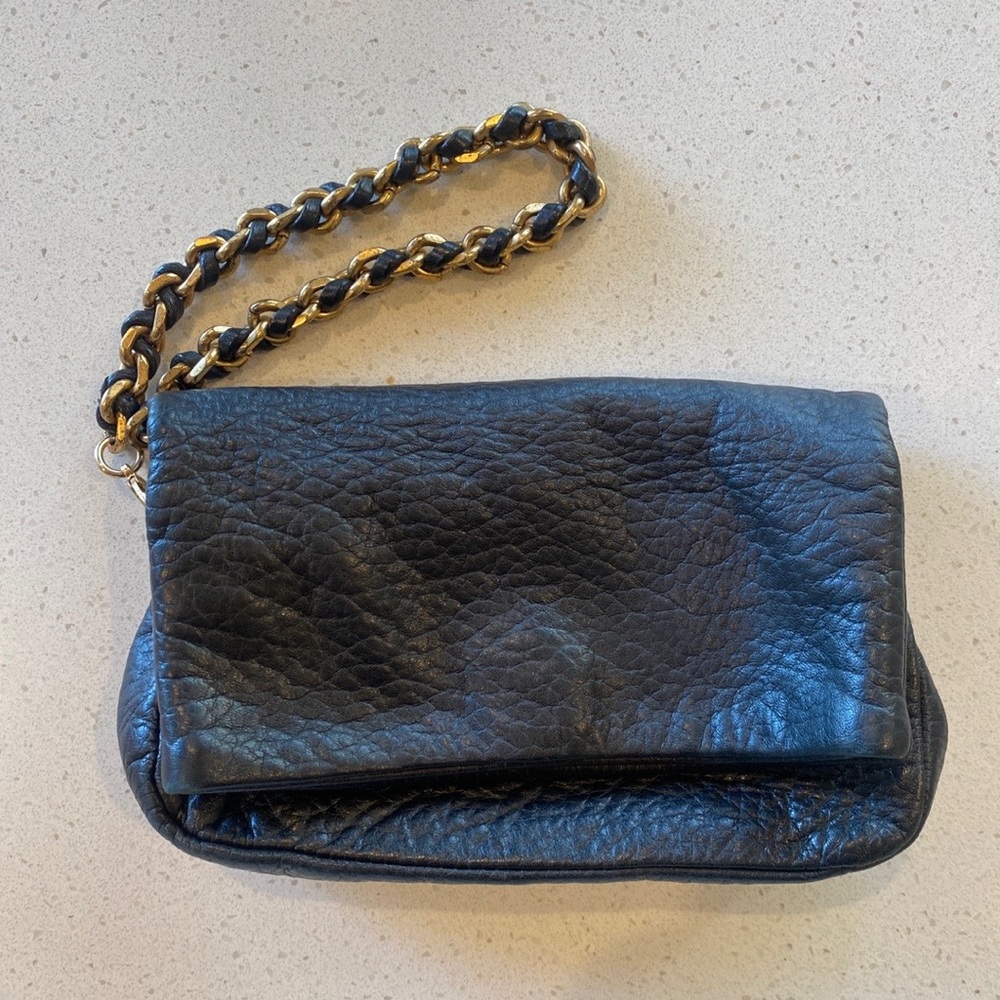 Juicy couture chain hand strap clutch